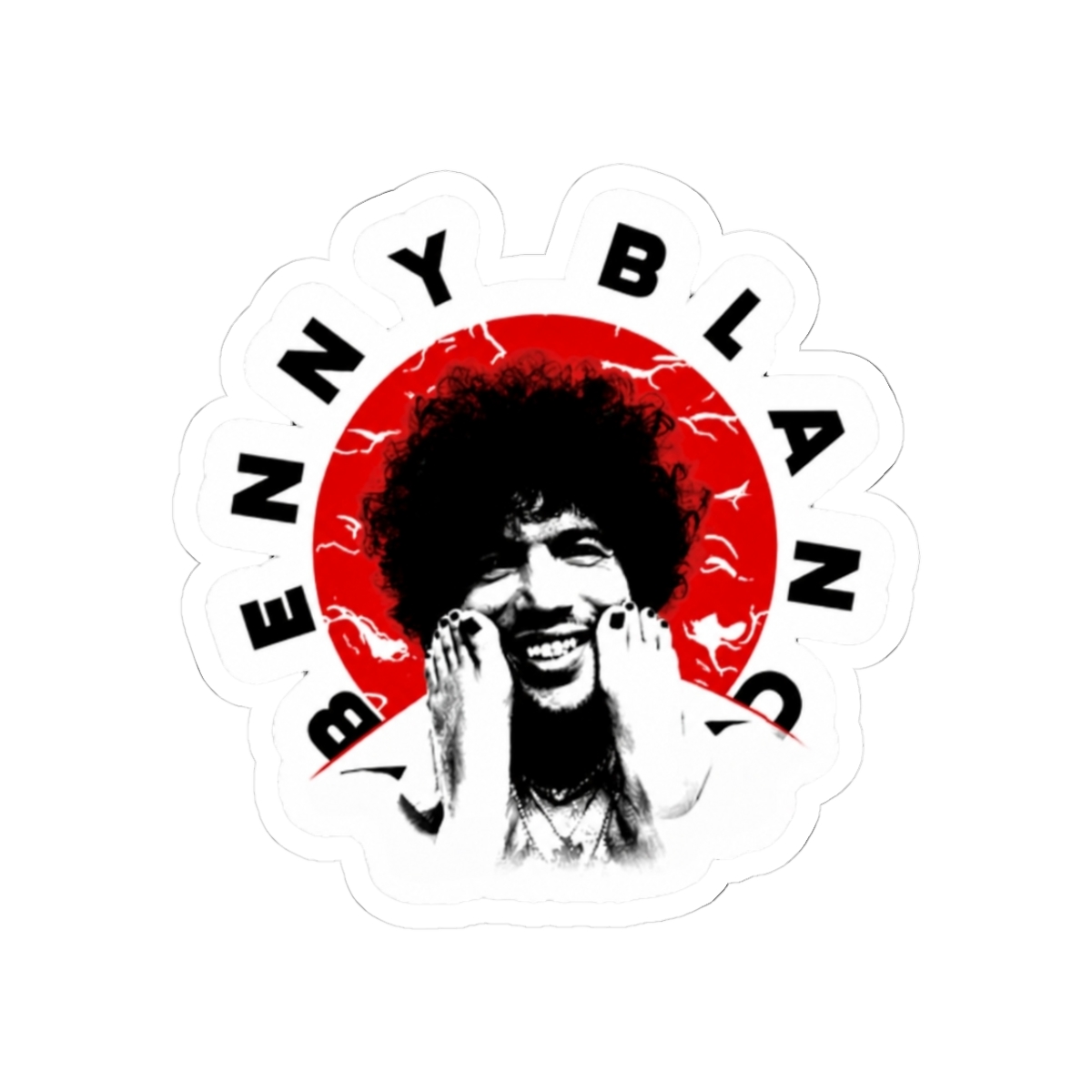 Vintage Style Hip Hop Music - Benny Blanco Sticker