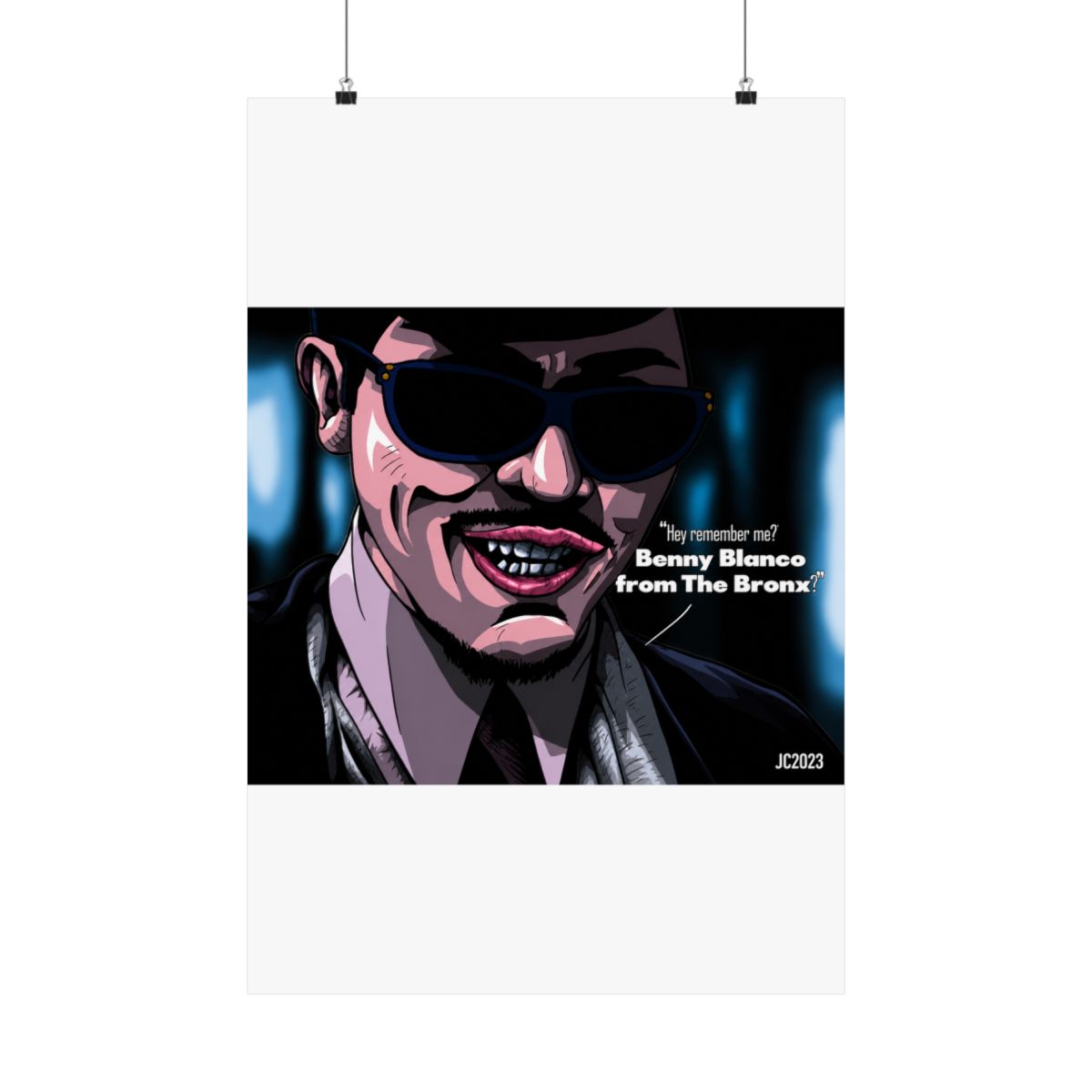 Carlito's Way "Benny Blanco From The Bronx" portrait (digital) Posters and Art - Official posters merchandise