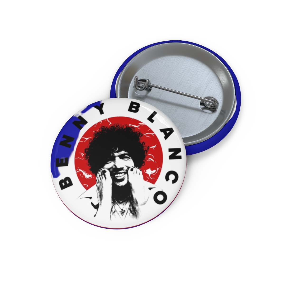 Vintage Style Hip Hop Music - Benny Blanco Pin - Official Creator merchandise